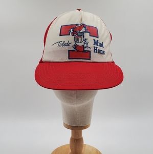 Toledo Mud Hens Vinatge Mesh Snap Back Baseball Hat